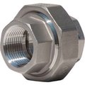 Merit Brass 1/2 In. 304 Stainless Steel Union - FNPT - Class 150 - 300 PSI - Import K487-08